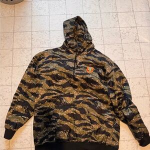 Black Rifle Coffee Company Camo Tiger Stripe Quilted Hoodie